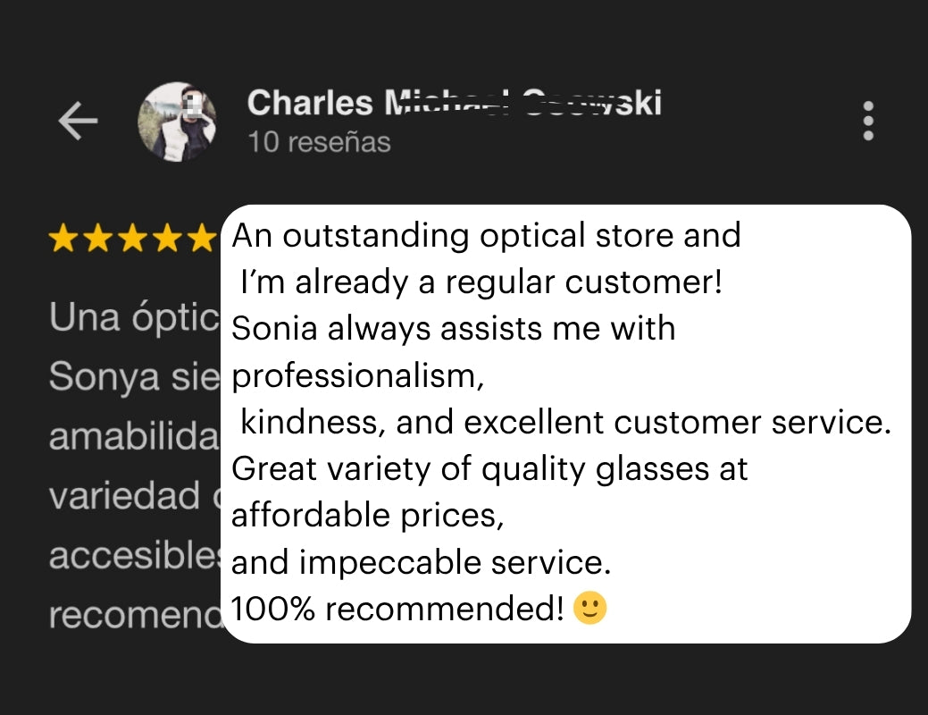 Real Google review 1